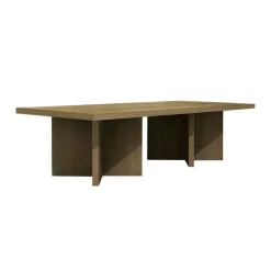 Rectangular X-Shaped Coffee Table