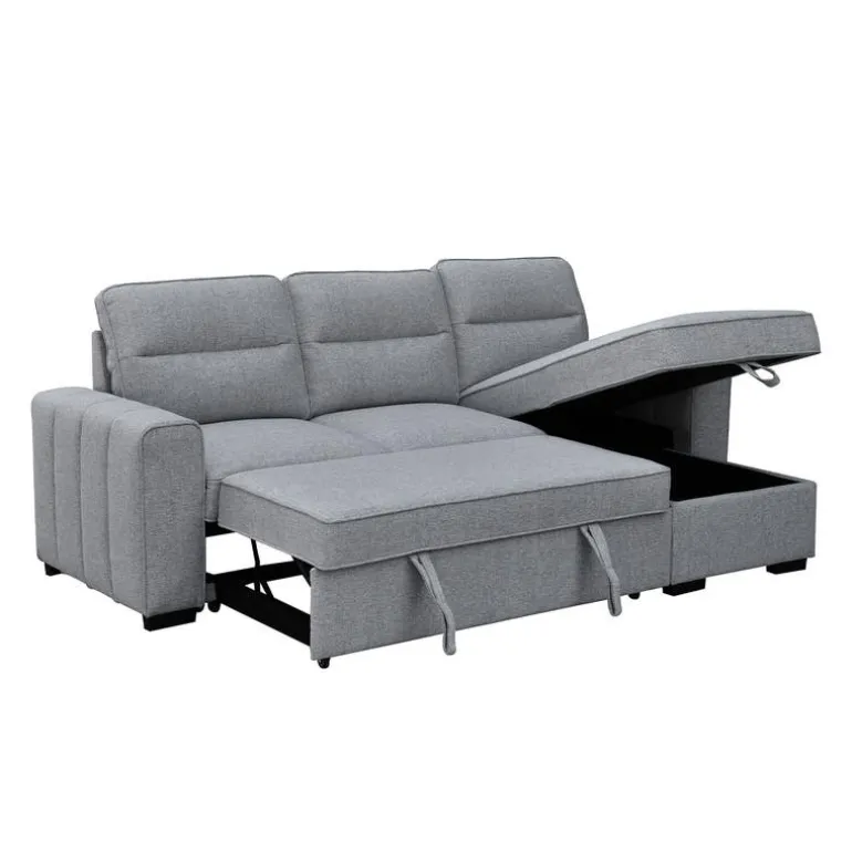 Reversible Sectional Bed with Chaise and Storage