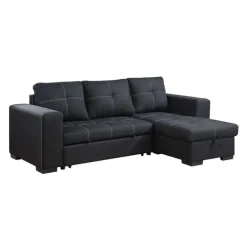 Reversible Sectional Bed with Storage