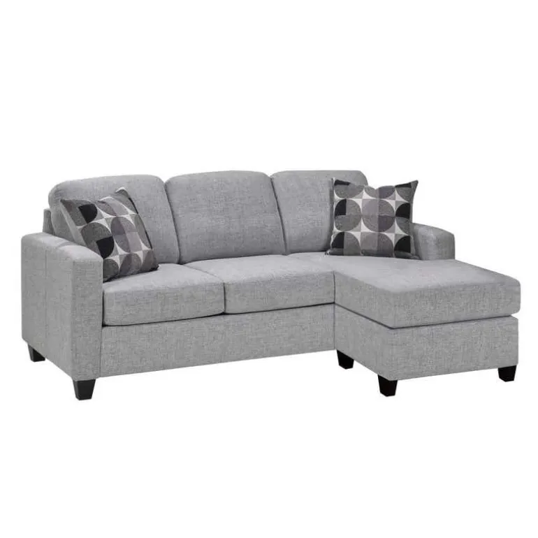 Reversible Sleeper Sofa with Chaise - Grey