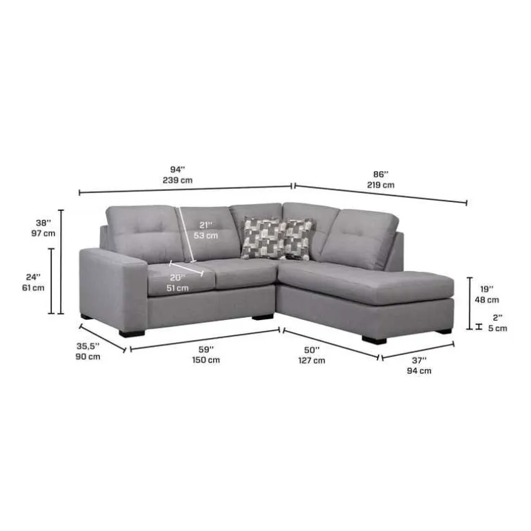 Right Facing Sectional
