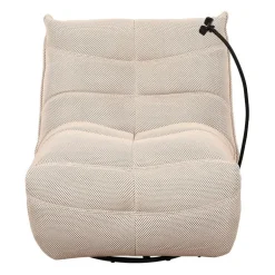 Rocking Recliner with Phone Holder - Beige