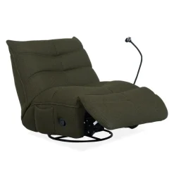 Rocking Recliner with Phone Holder - Green