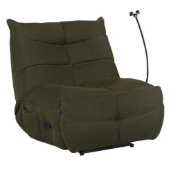 Rocking Recliner with Phone Holder - Green
