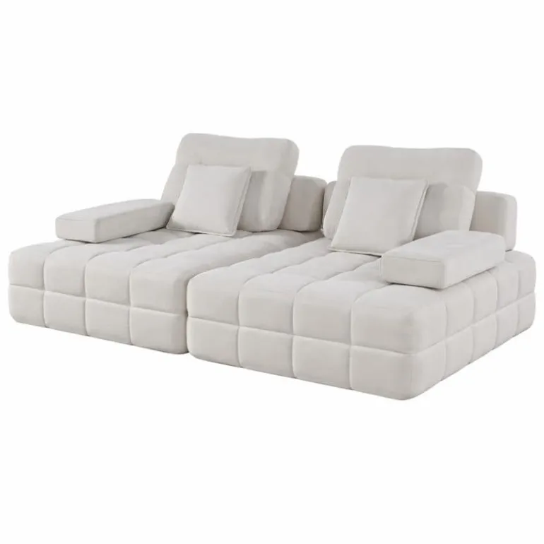 Rolled and Compressed Loveseat-in-a-Box