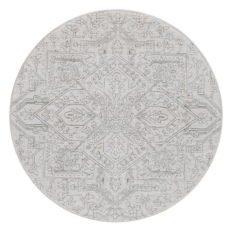 Round Indoor Rug - 5x5