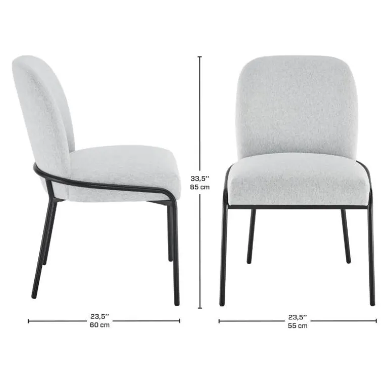 Round Marble Dining Table with 4 Upholstered Chairs - 48"