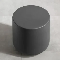 Round outdoor side table
