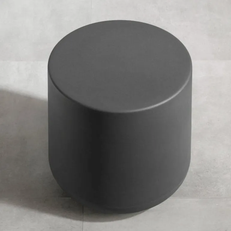Round outdoor side table