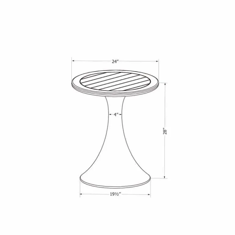 Round Outdoor Table