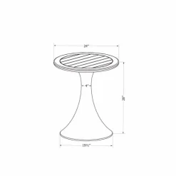 Round Outdoor Table