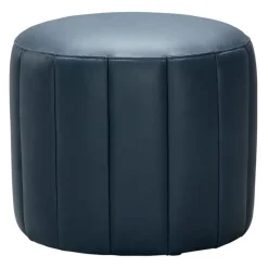 Round Pouf - Blue