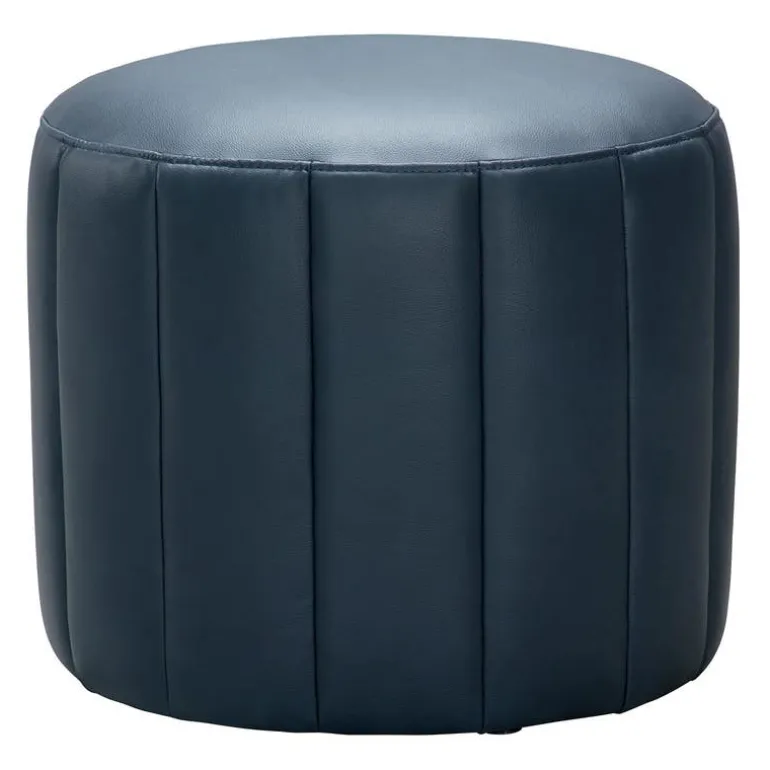 Round Pouf - Blue