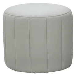 Round Pouf - Grey