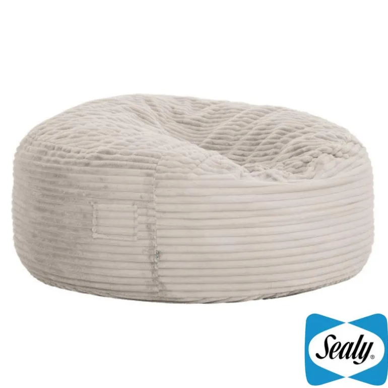 Sealy Corduroy Velvet Bean Bag - Taupe
