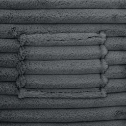 Sealy Corduroy Velvet Bean Bag - Charcoal Grey