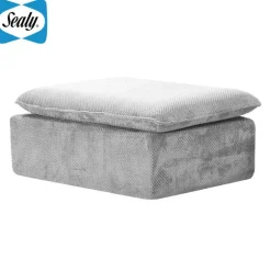 Sealy Rolled and Compressed Foam Ottoman