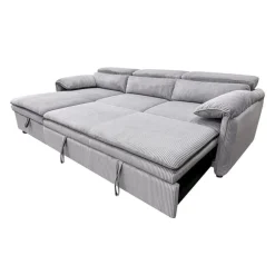 Sectional Bed and a Left-Side Chaise with Storage - Grey