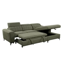 Sectional Bed with Chaise and Storage