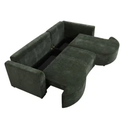 Sectional Bed with Chaise and Storage
