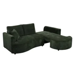 Sectional Bed with Chaise and Storage