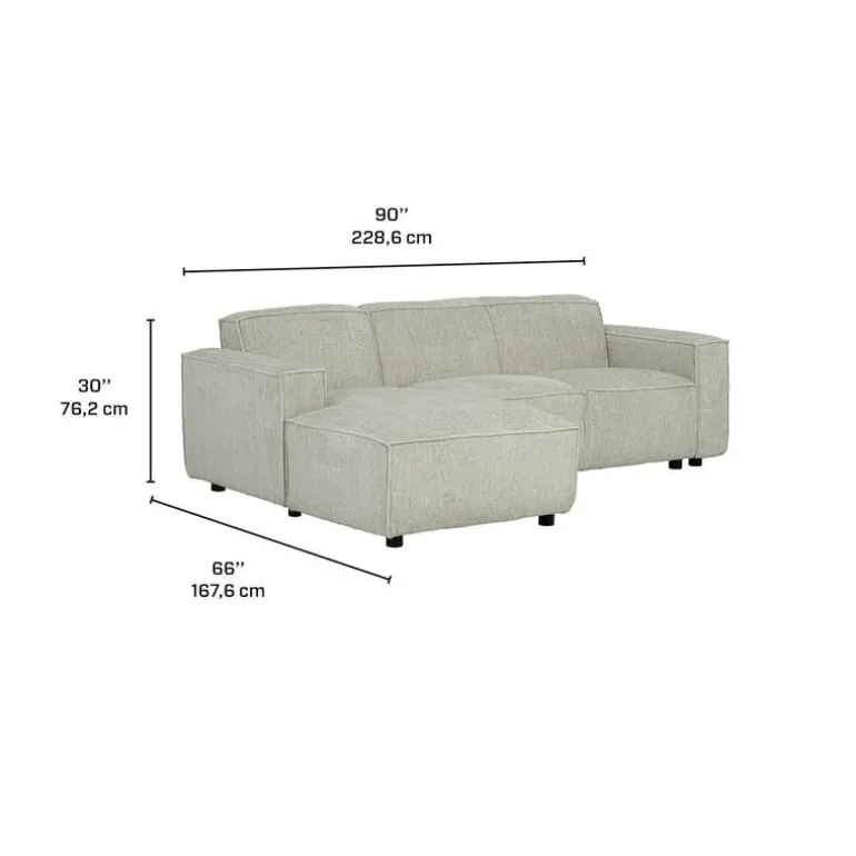 Sectional with Left-Side Chaise