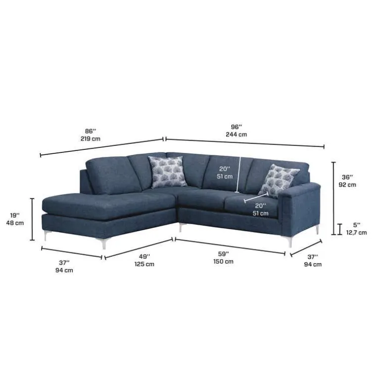 Sectional with Left-Side Chaise