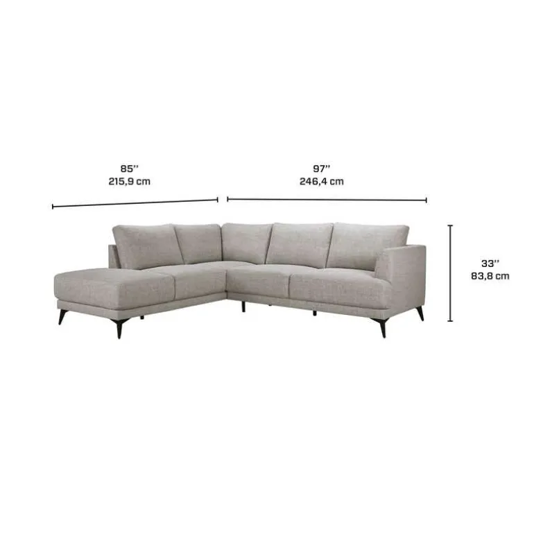 Sectional with Left-Side Chaise