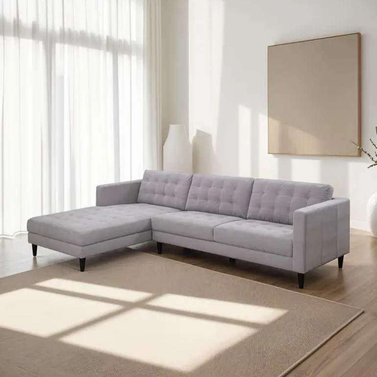 Sectional with Left-Side Chaise - Grey
