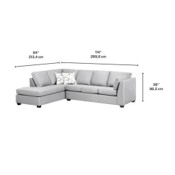 Sectional with Left-Side Chaise