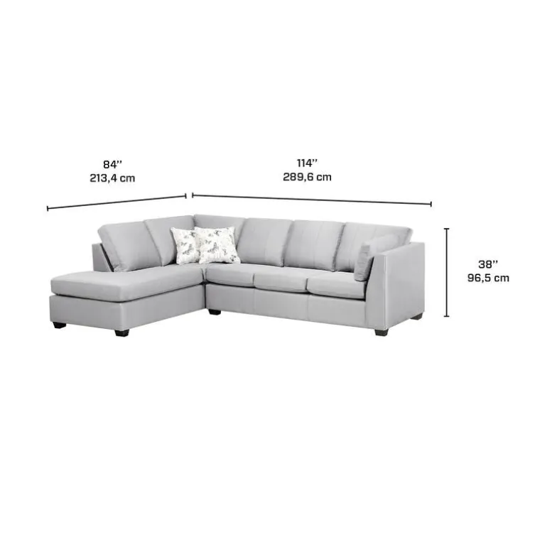 Sectional with Left-Side Chaise