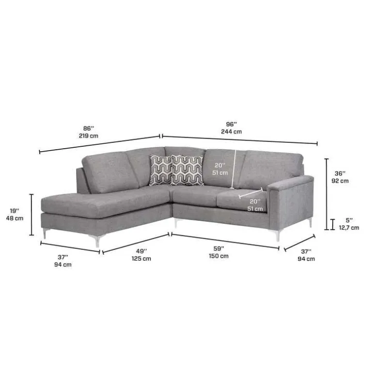 Sectional with Left-Side Chaise
