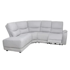 Sectional with Power Recliner - Grey