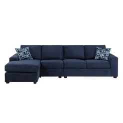 Sectional with Reversible Chaise - Blue
