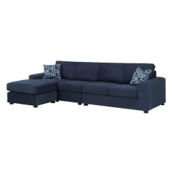 Sectional with Reversible Chaise - Blue