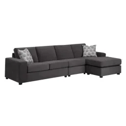 Sectional with Reversible Chaise - Grey