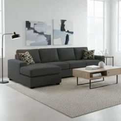 Sectional with Reversible Chaise - Grey
