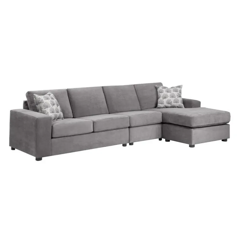 Sectional with Reversible Chaise - Grey