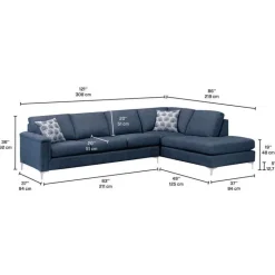 Sectional with Right-Side Chaise
