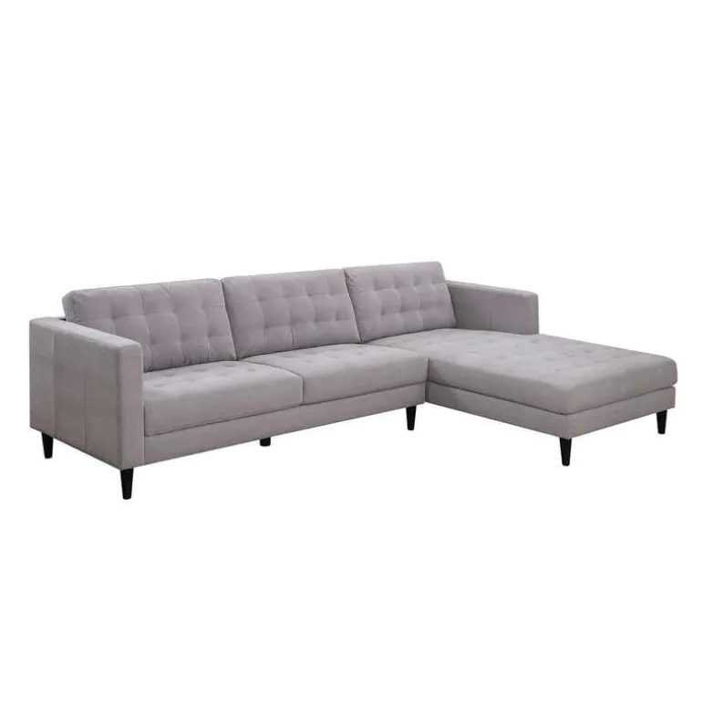Sectional with Right-Side Chaise - Grey