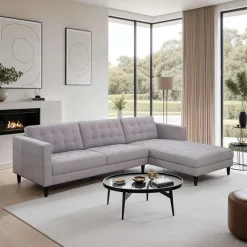 Sectional with Right-Side Chaise - Grey