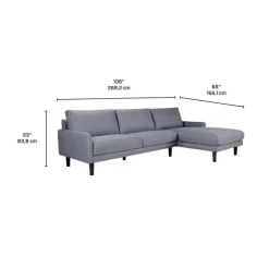 Sectional with Right-Side Chaise