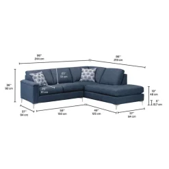 Sectional with Right-Side Chaise