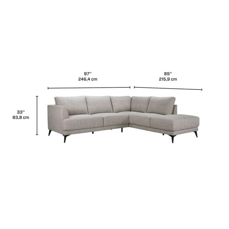 Sectional with Right-Side Chaise