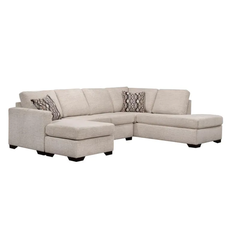Sectional with Two Chaises