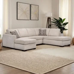 Sectional with Two Chaises