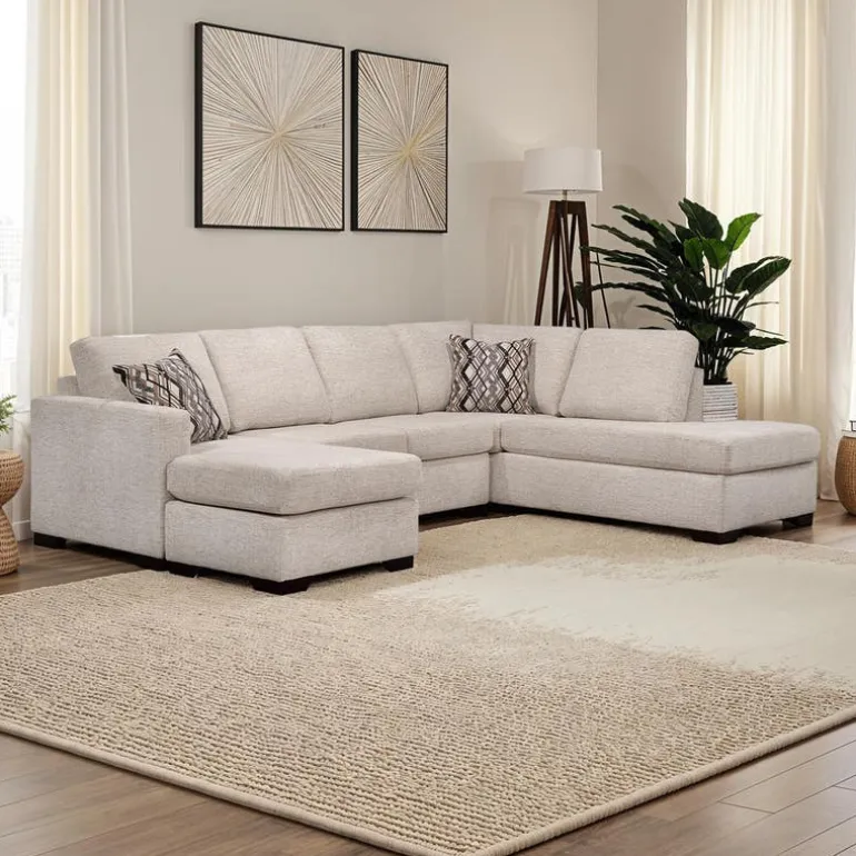 Sectional with Two Chaises