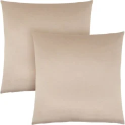 Set of 2 Satin Accent Pillows 18"