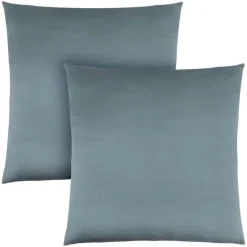 Set of 2 Satin Accent Pillows 18"