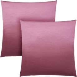 Set of 2 Satin Accent Pillows 18"